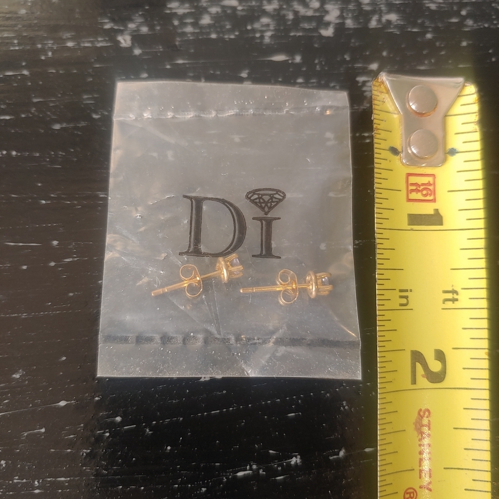 Diamonds International Studded Lavendar Earrings